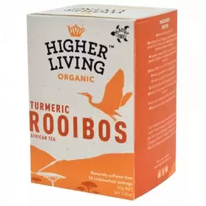 Ceai Rooibos cu turmeric 20 plicuri bio Higher Living