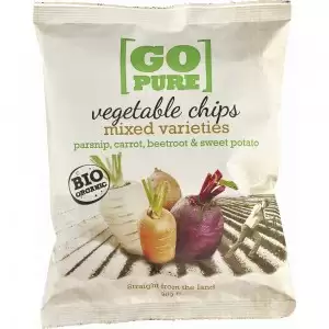 Chipsuri din legume, fara gluten bio GoPure