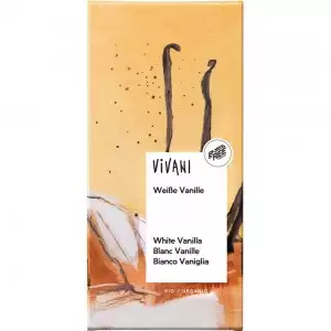 Ciocolata alba cu vanilie bio Vivani