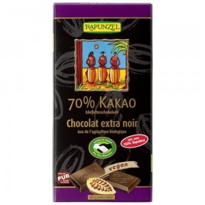 Ciocolata amaruie 70% cacao VEGANA bio Rapunzel
