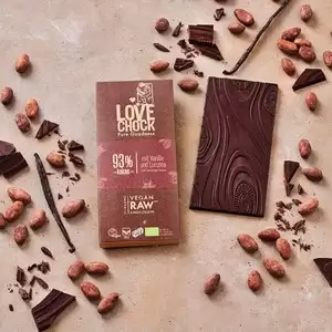 Ciocolata RAW VEGANA cu 93% cacao bio Lovechock