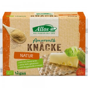 Crackers din secara integrala cu amarant bio Allos