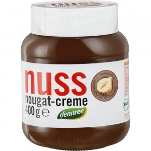 Crema de ciocolata cu alune Nuss-Nougat bio Dennree