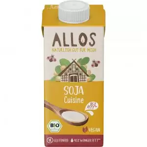 Crema de soia lichida pentru gatit, fara gluten bio Allos