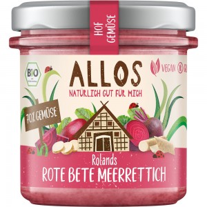 Crema tartinabila de sfecla rosie si hrean fara gluten bio Allos