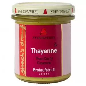 Crema tartinabila Thayenne cu Thai curry si ardei de cayenne bio Zwergenwiese
