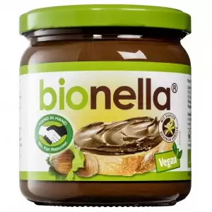Crema vegana de alune cu ciocolata bio Bionella
