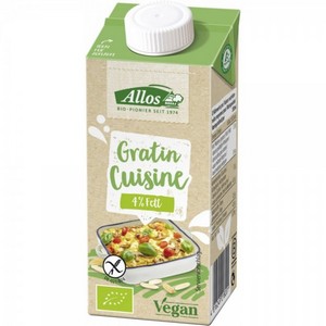 Crema vegetala pentru gratinat fara gluten bio Allos