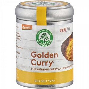 Curry auriu pentru orez, legume si carne bio Lebensbaum