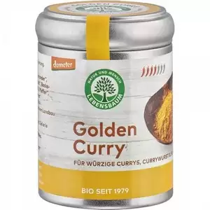 Curry auriu pentru orez, legume si carne bio Lebensbaum