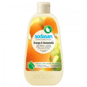 Detergent lichid de vase balsam cu portocala Sodasan