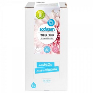 Detergent lichid pentru lana si rufe delicate Bag-in-Box Sodasan