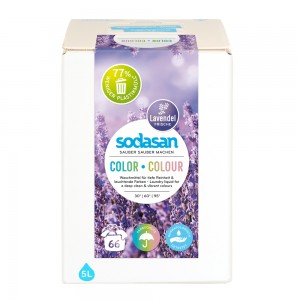 Detergent lichid pentru rufe colorate cu lavanda Sodasan