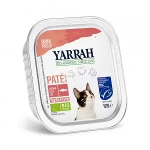 Hrana pate cu somon pentru pisici Yarrah