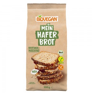 Mix de faina pentru paine de ovaz fara gluten bio Biovegan