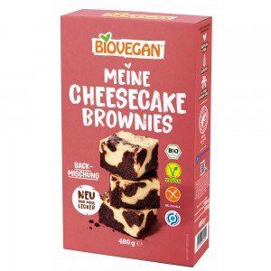 Mix pentru cheesecake brownies fara gluten bio Biovegan