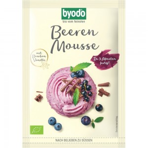Mix pentru mousse cu fructe de padure fara gluten bio Byodo