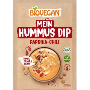 Mix pentru sos humus dip cu ardei si chili fara gluten bio Biovegan