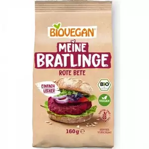 Mix vegan pentru burger cu sfecla rosie fara gluten Biovegan