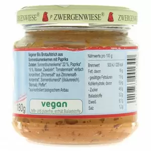 Pate vegetal cu ardei fara gluten bio Zwergenwiese