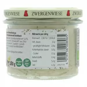Pate vegetal cu arpagic, fara gluten bio Zwergenwiese