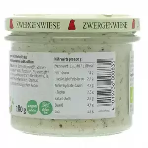 Pate vegetal cu busuioc fara gluten bio Zwergenwiese