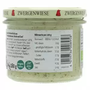 Pate vegetal cu rucola si mustar bio Zwergenwiese