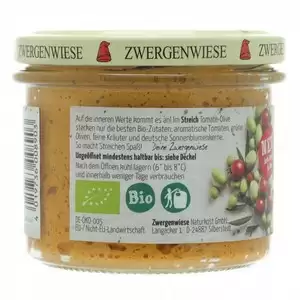 Pate vegetal cu tomate si masline bio Zwergenwiese
