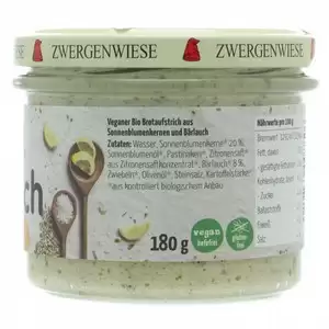 Pate vegetal cu usturoi salbatic, fara gluten bio Zwergenwiese