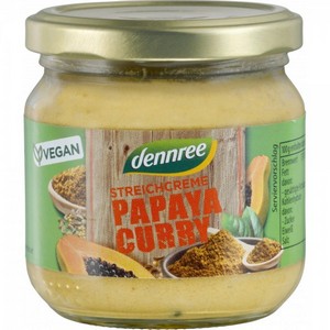 Pateu vegetal cu papaya si curry bio Dennree