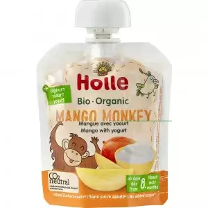 Piure de mango cu iaurt pentru copii, +8 luni bio Holle