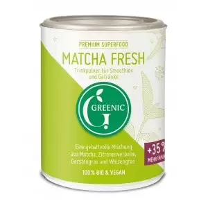 Pudra Matcha Fresh pentru smoothie-uri si bauturi bio Greenic