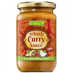 Sos Curry iute, vegan 330ml bio Rapunzel