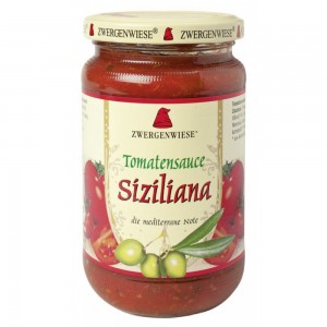 Sos de tomate Sicilian fara gluten bio Zwergenwiese