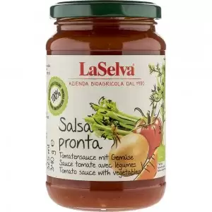 Sos rosii cu legume Salsa Pronta bio LaSelva