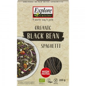 Spaghetti din soia neagra fara gluten bio Explore Cuisine