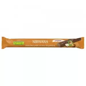 Stick nirwana cu ciocolata si crema de alune, vegan bio Rapunzel