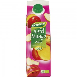 Suc de mere cu mango bio Dennree